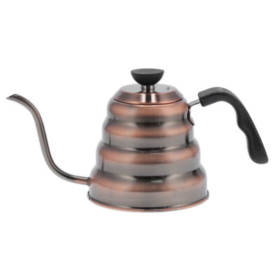 Cafetera cuello de cisne color bronce