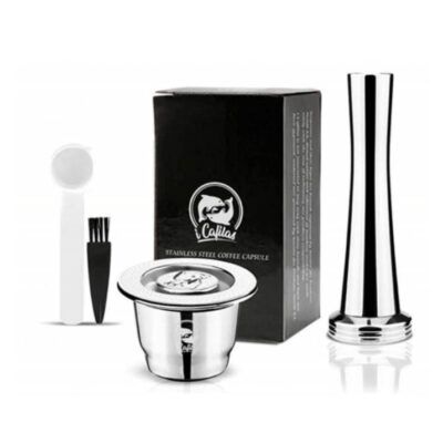 Cápsula reusable de acero inoxidable Cafilas para máquinas tipo Nespresso