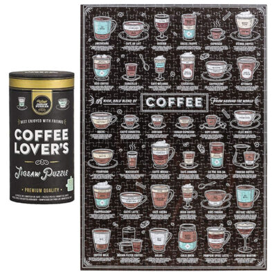 Rompecabezas Diferentes Bebidas de Café